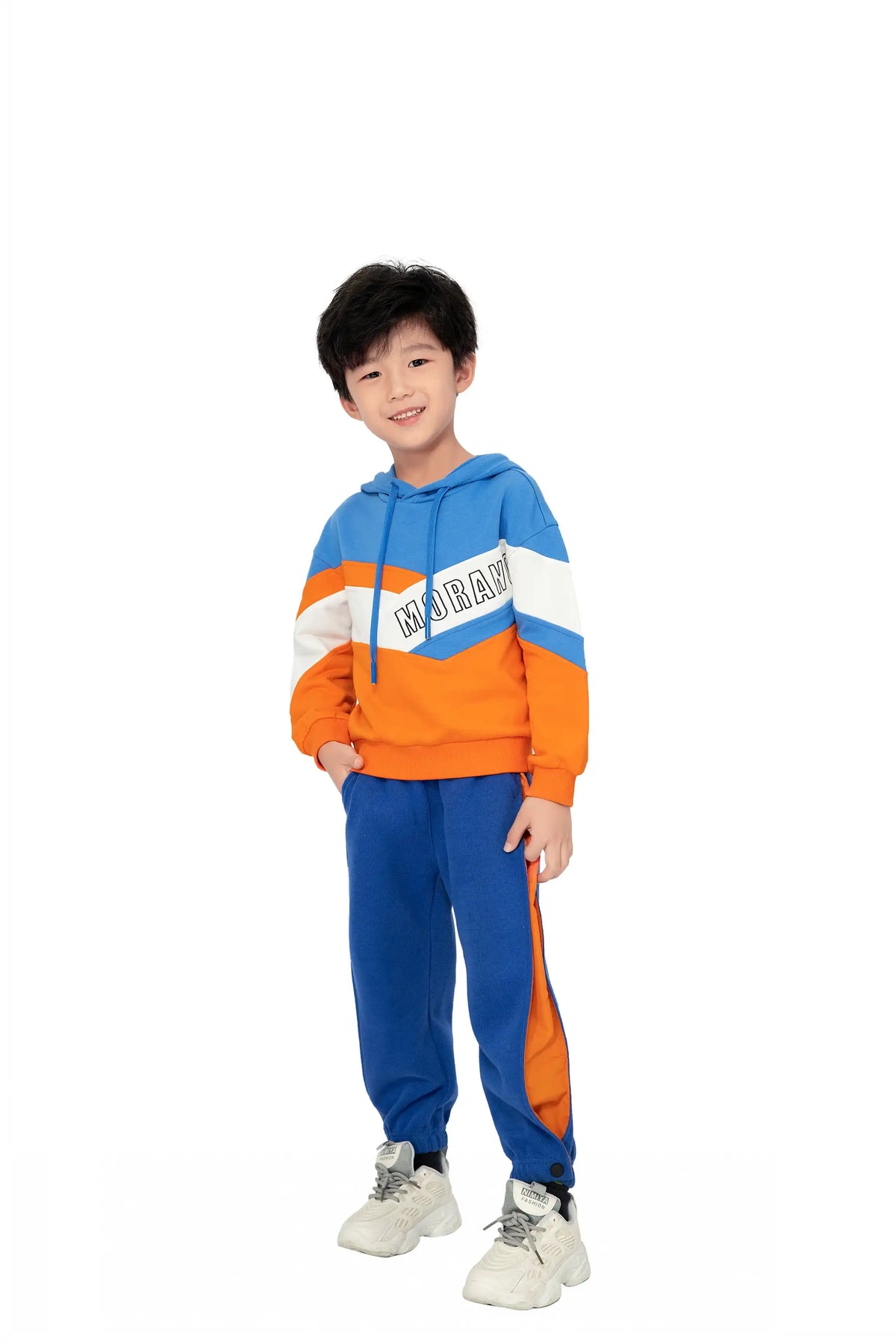 SPORTS PULLOVER FOR BOYS 100|3Y Blue Image