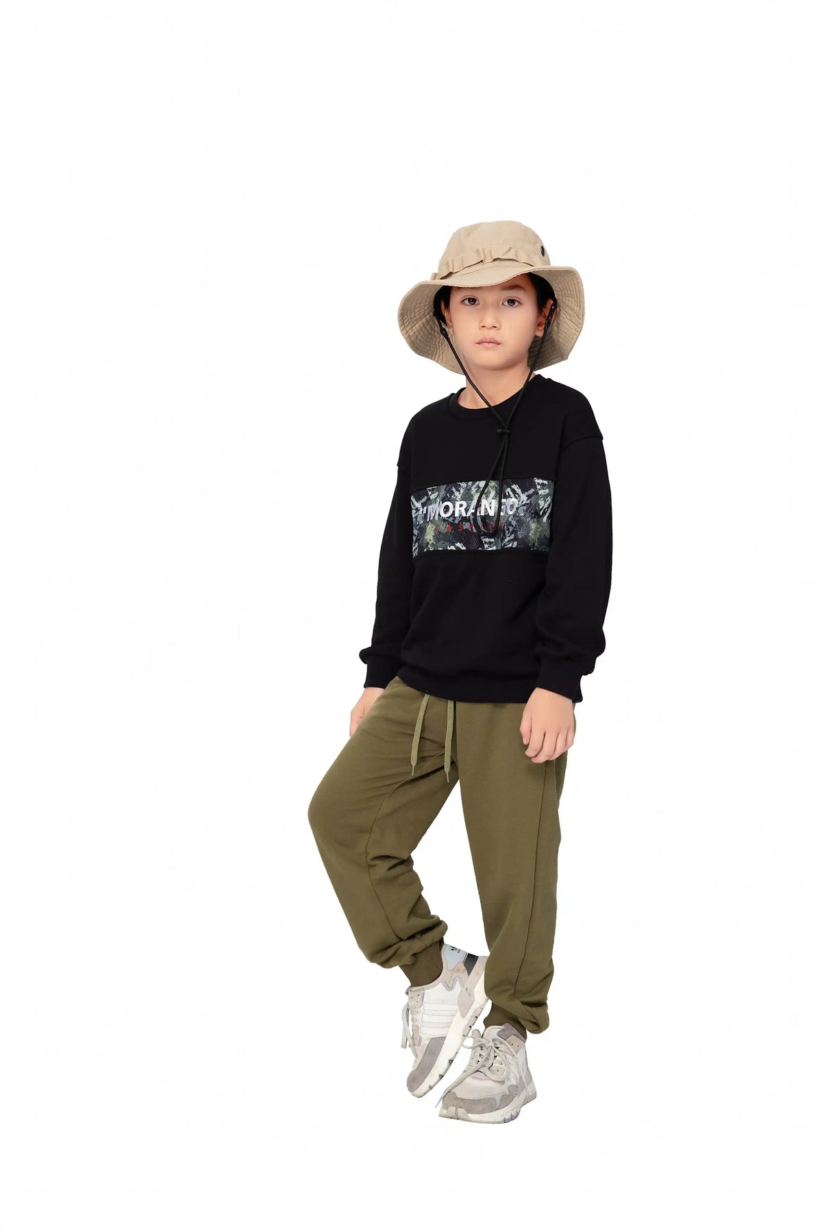 SPORTS PULLOVER FOR BOYS 9-10Y Black Image