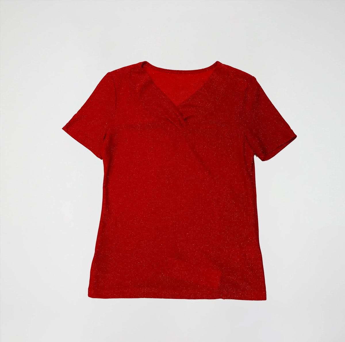 Elegant T.Shirt for Women 2XL Red Image