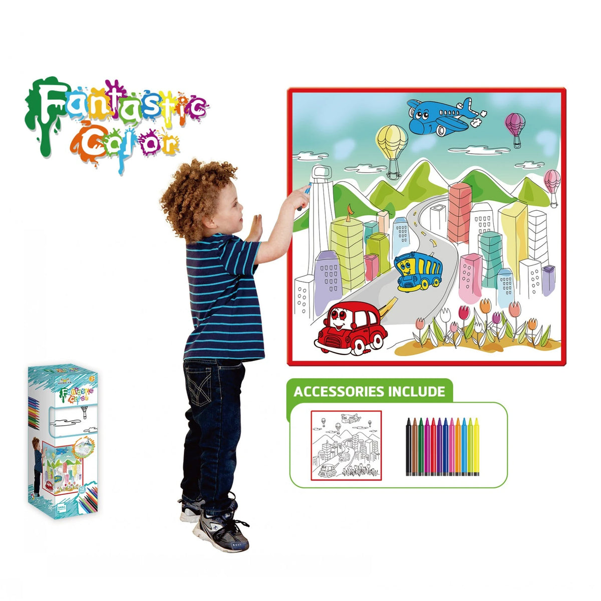 INSTALLATION DRAWING FOR KIDS FREE Multicolor Image