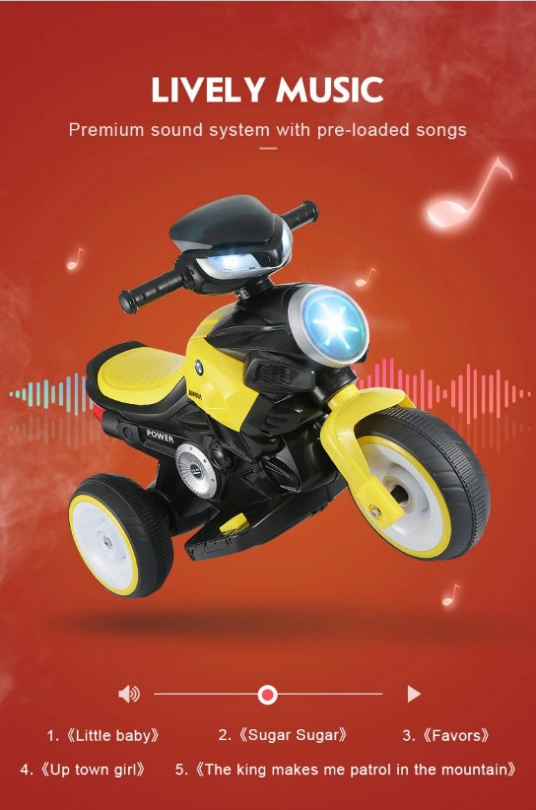 ELECTRONICCHILDREN'S ELECTRIC MOTORCYCLE FOR KIDS