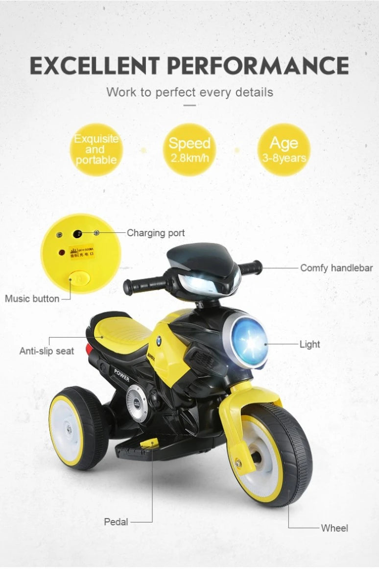 ELECTRONICCHILDREN'S ELECTRIC MOTORCYCLE FOR KIDS