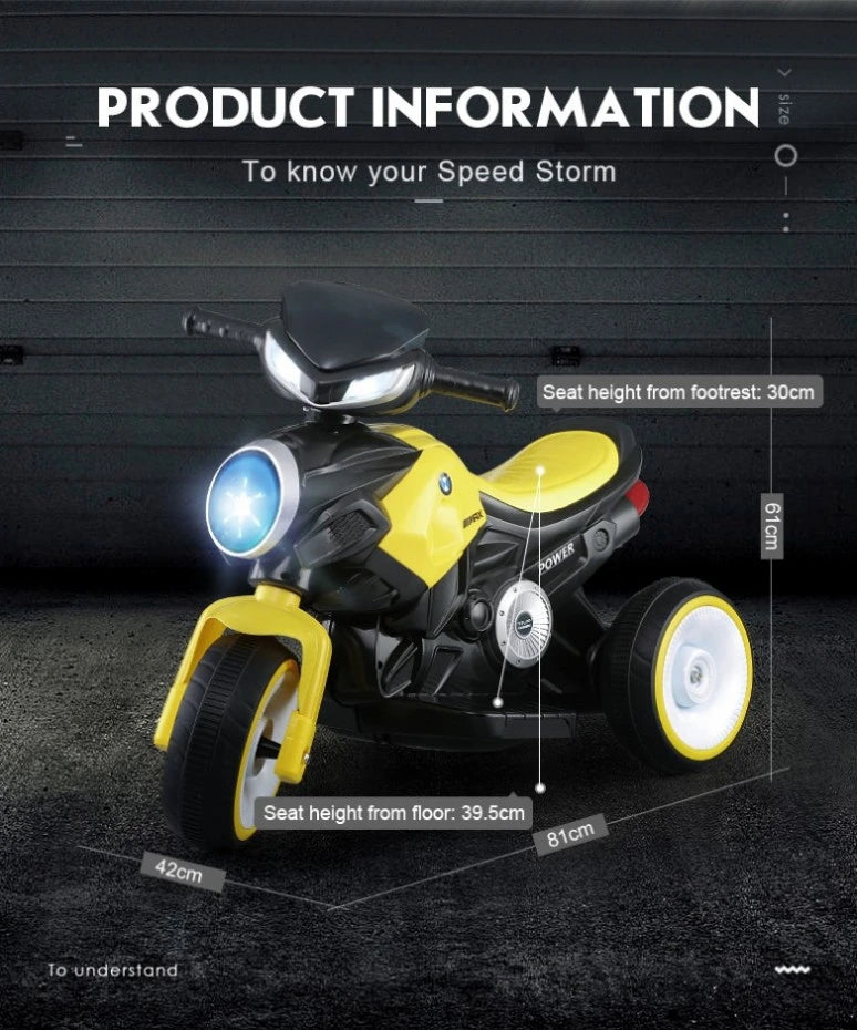 ELECTRONICCHILDREN'S ELECTRIC MOTORCYCLE FOR KIDS