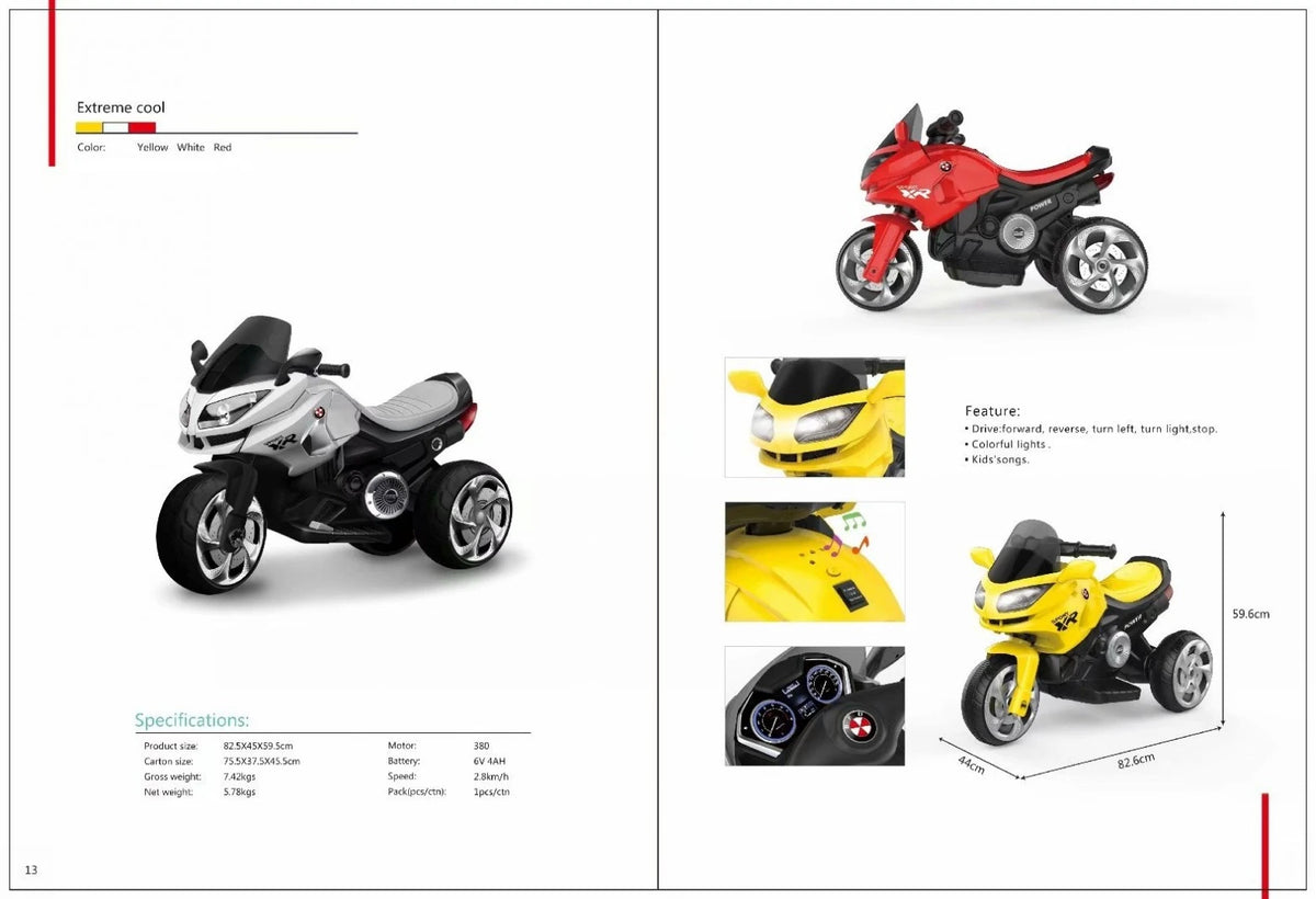 ELECTRONICCHILDREN'S ELECTRIC MOTORCYCLE FOR KIDS