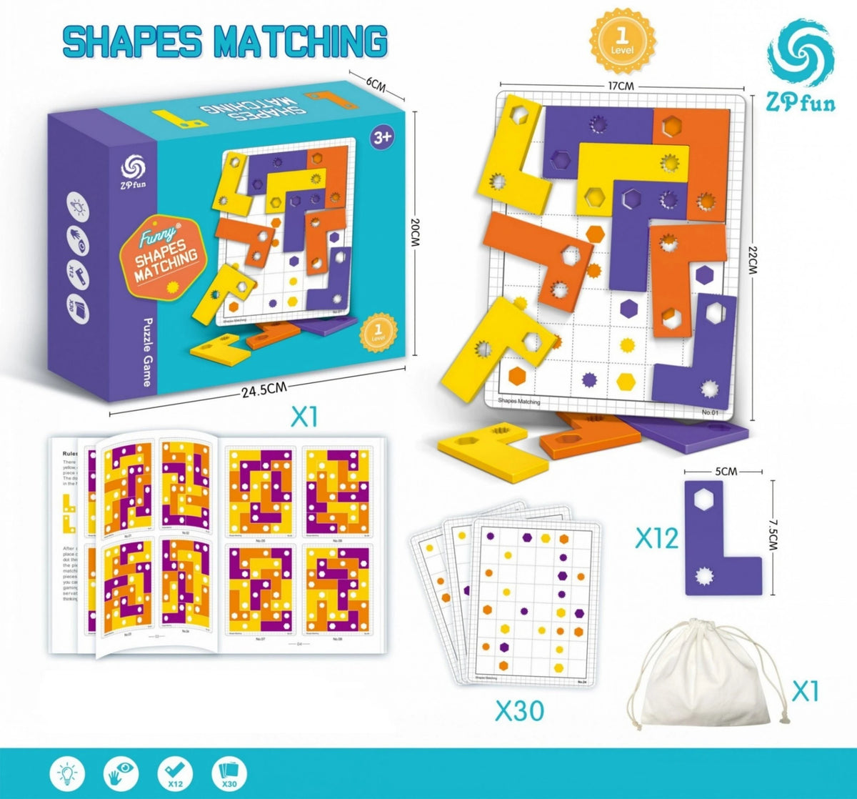 THINKING MATCHING PUZZLE GAMES FOR KIDS Image