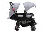 FREE Gray Double Twin Baby Stroller Image