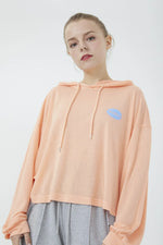 Pink Orange Casual Printed T.Shirt for Women Image