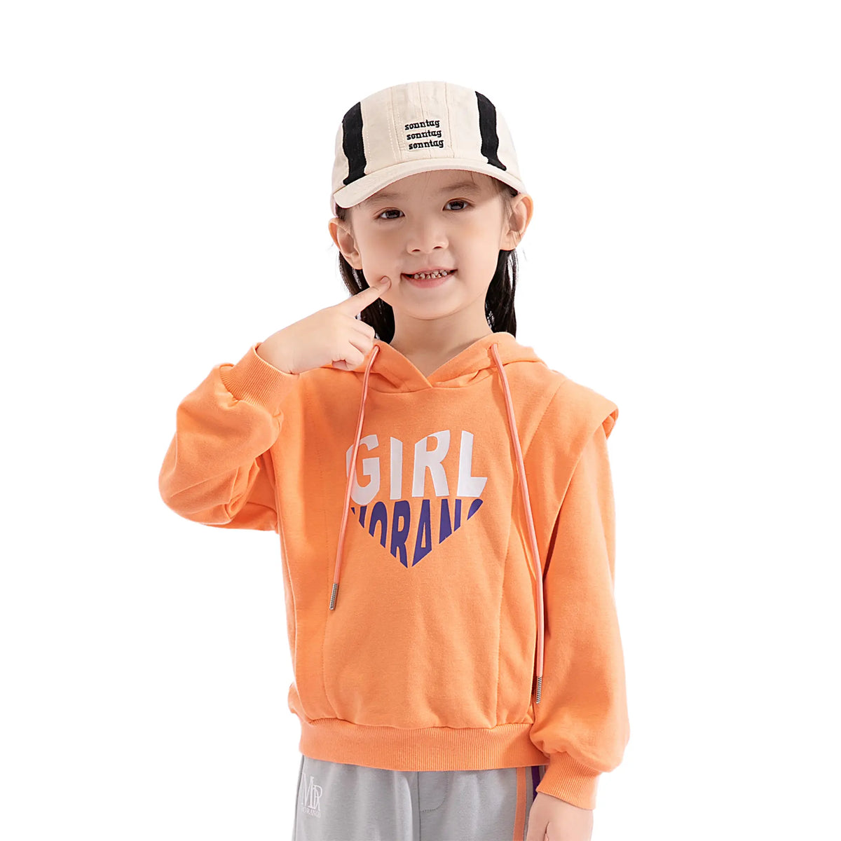 printed sport pullover for girls image