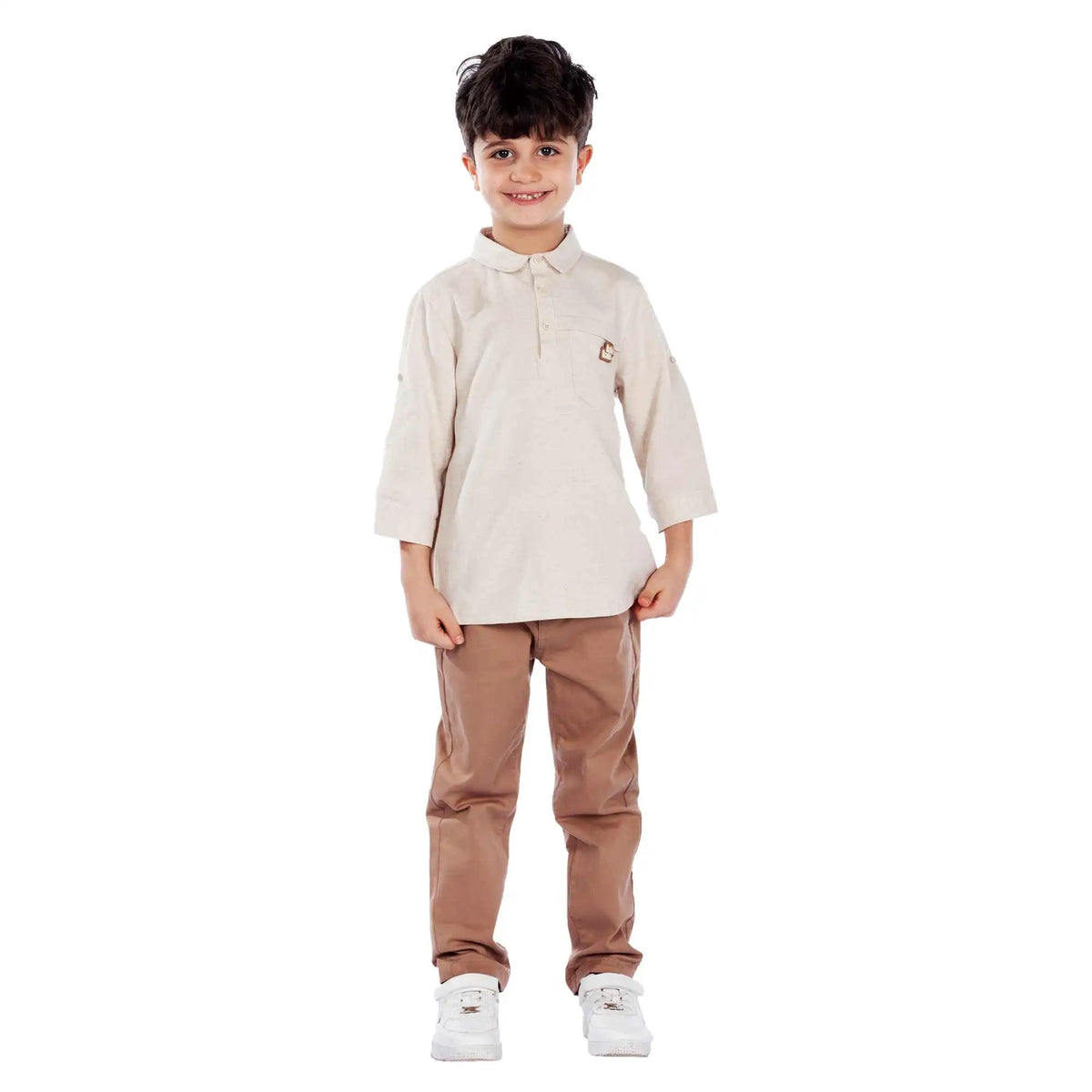 Ordinary Elegant Pants For Boys 140 | 8-9Y Coffee 140 | 8-9Y,84,66,50,82 Image