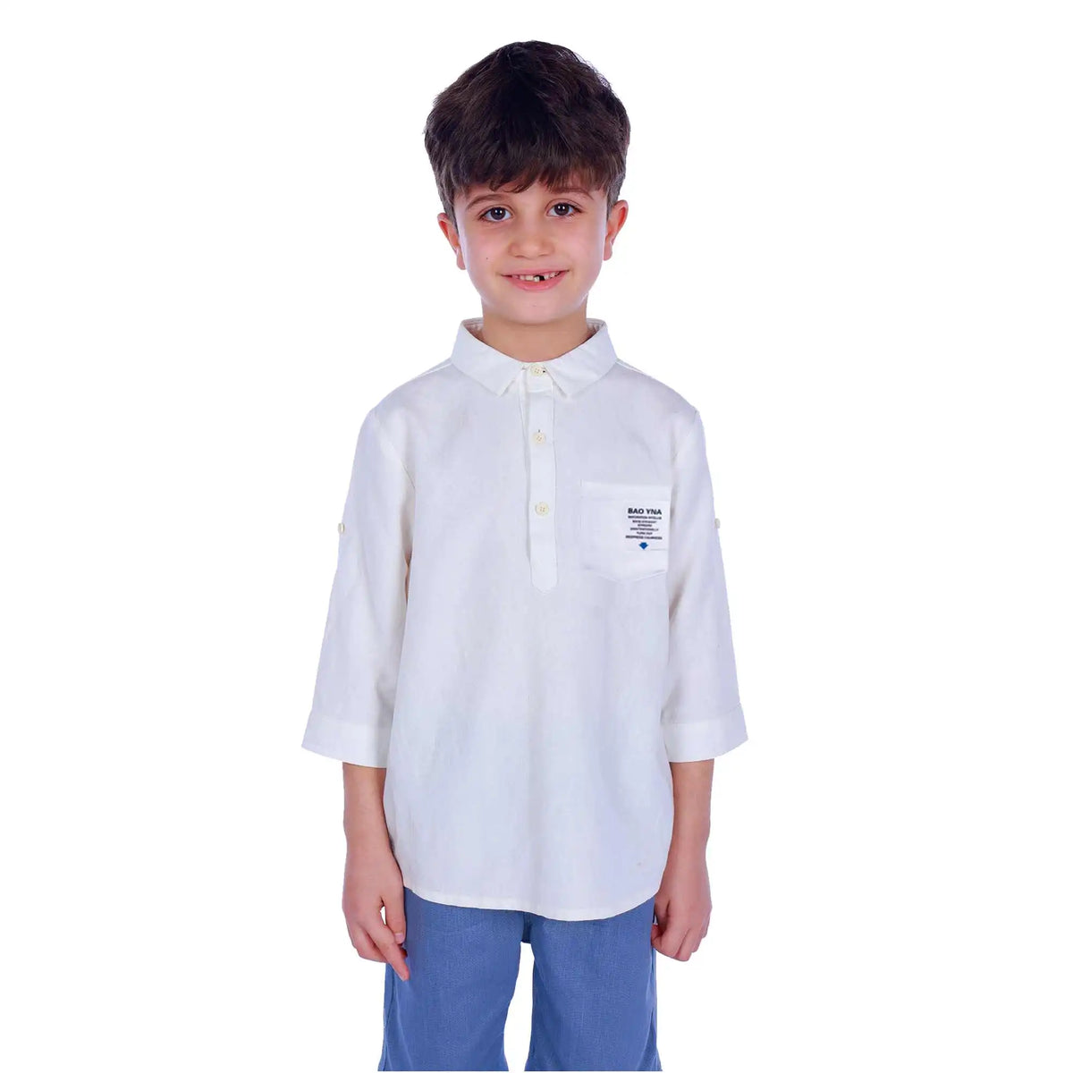 badge elegant blouse for boys image