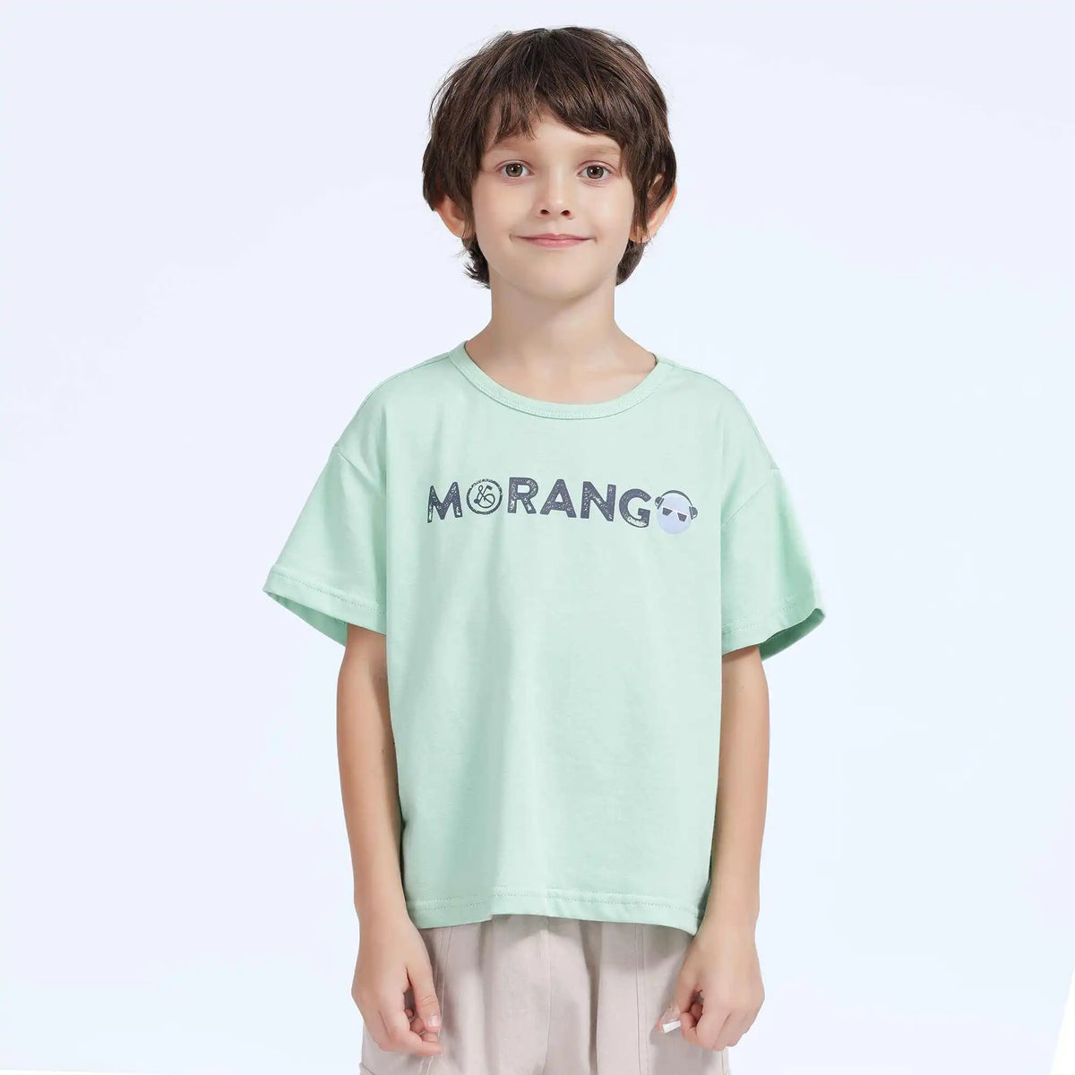 Printed Casual T.Shirt For Boys 100 | 3Y Light Green Image