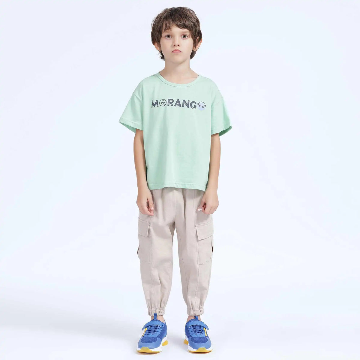 Printed Casual T.Shirt For Boys 120 | 5-6Y Light Green Image