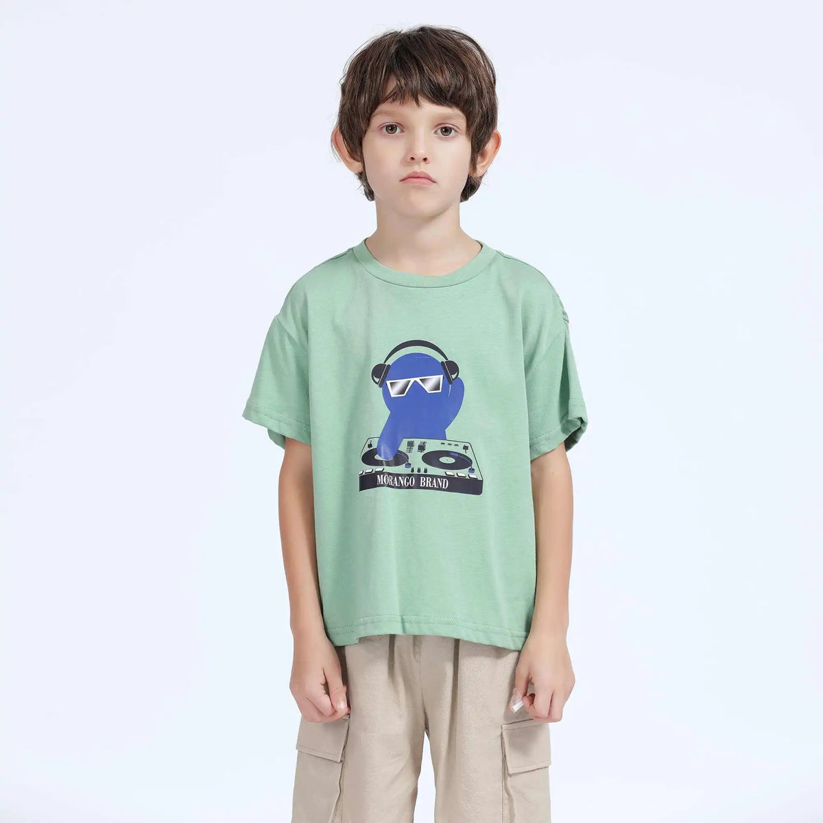 Printed Casual T.Shirt For Boys 100 | 3Y Green Image