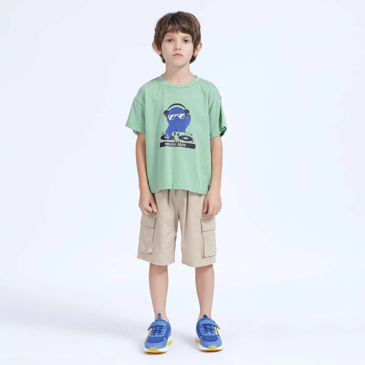 Printed Casual T.Shirt For Boys 120 | 5-6Y Green Image