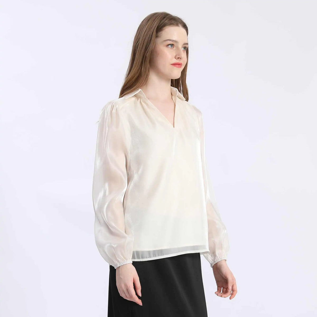 Plain Fashion Blouse For Women