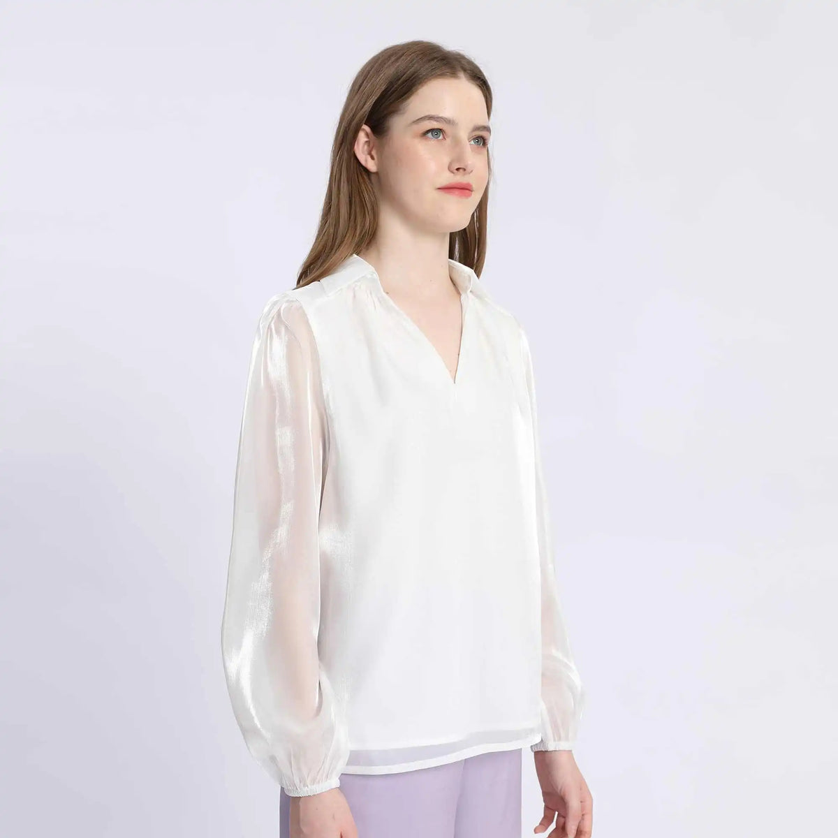 Plain Fashion Blouse For Women