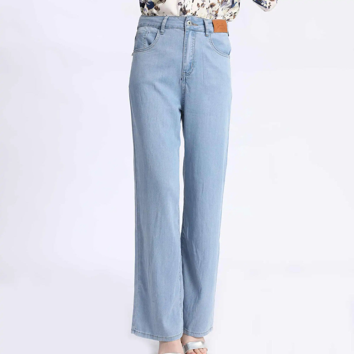 straight leg fashion pants for women image