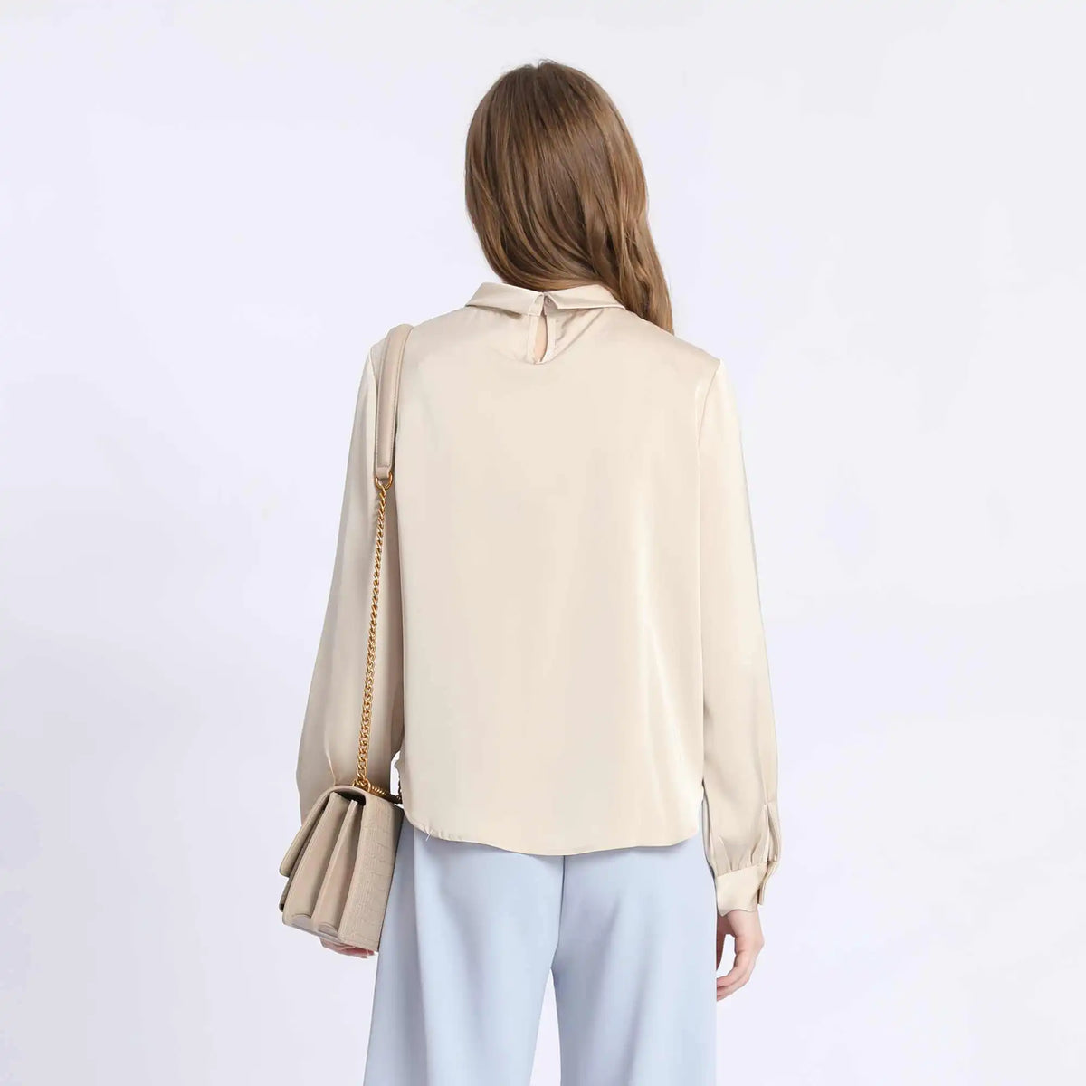 Plain Fashion Blouse For Women