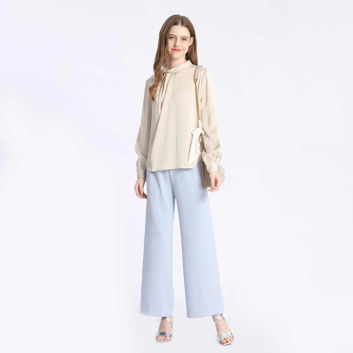 Plain Fashion Blouse For Women