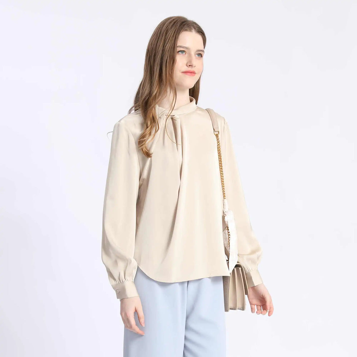 Plain Fashion Blouse For Women