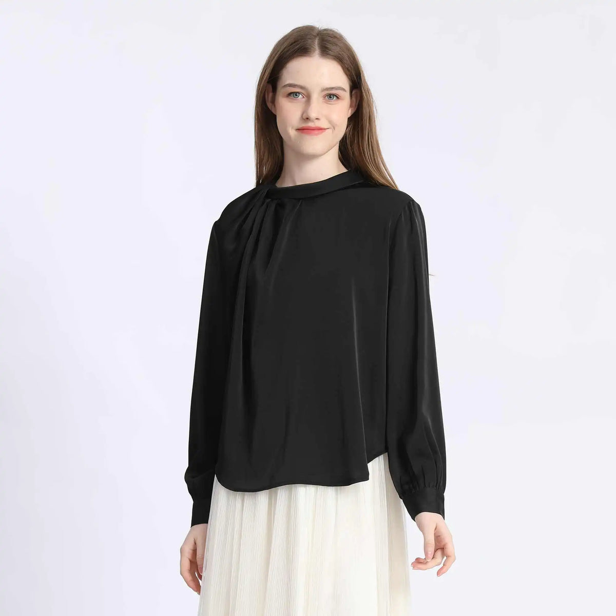 Plain Fashion Blouse For Women