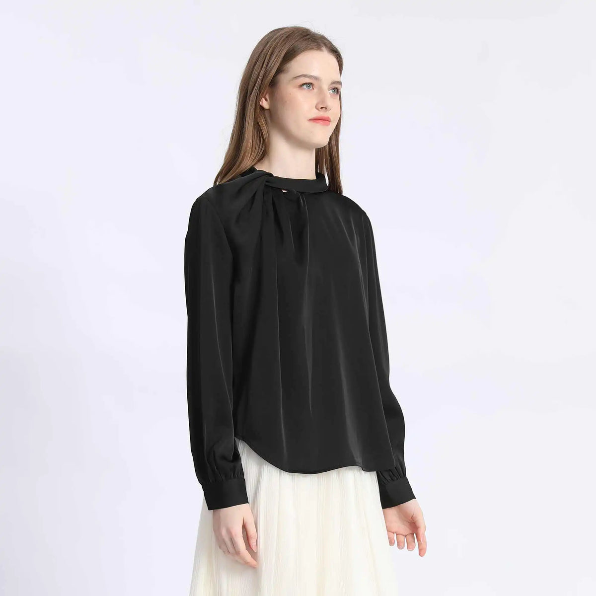 Plain Fashion Blouse For Women