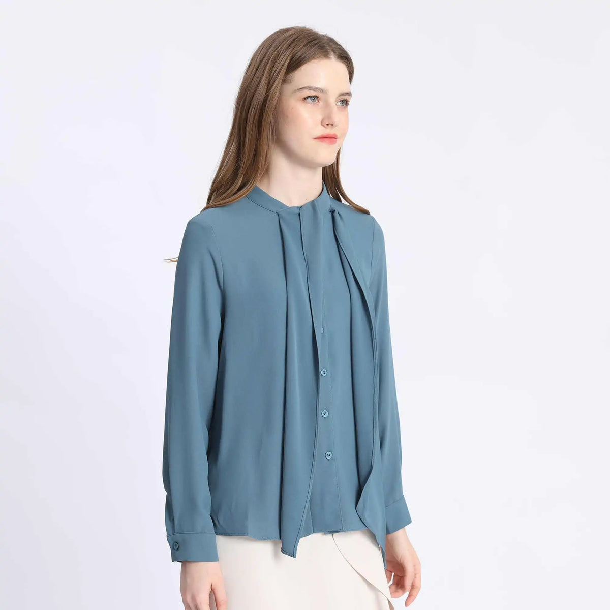 plain fashion shirt for women image