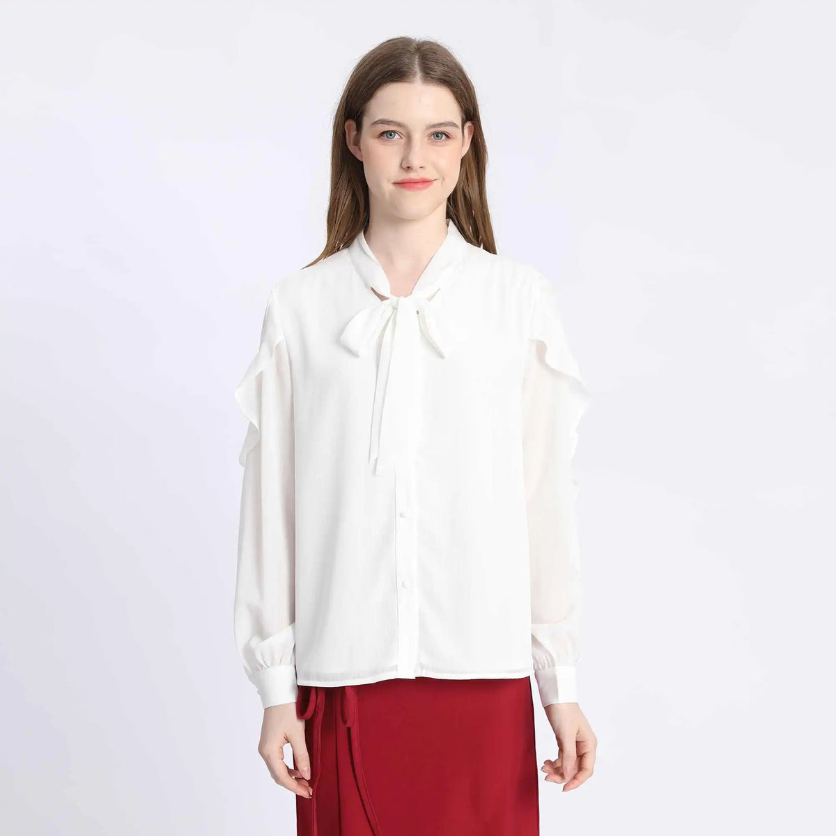 plain fashion shirt for women image