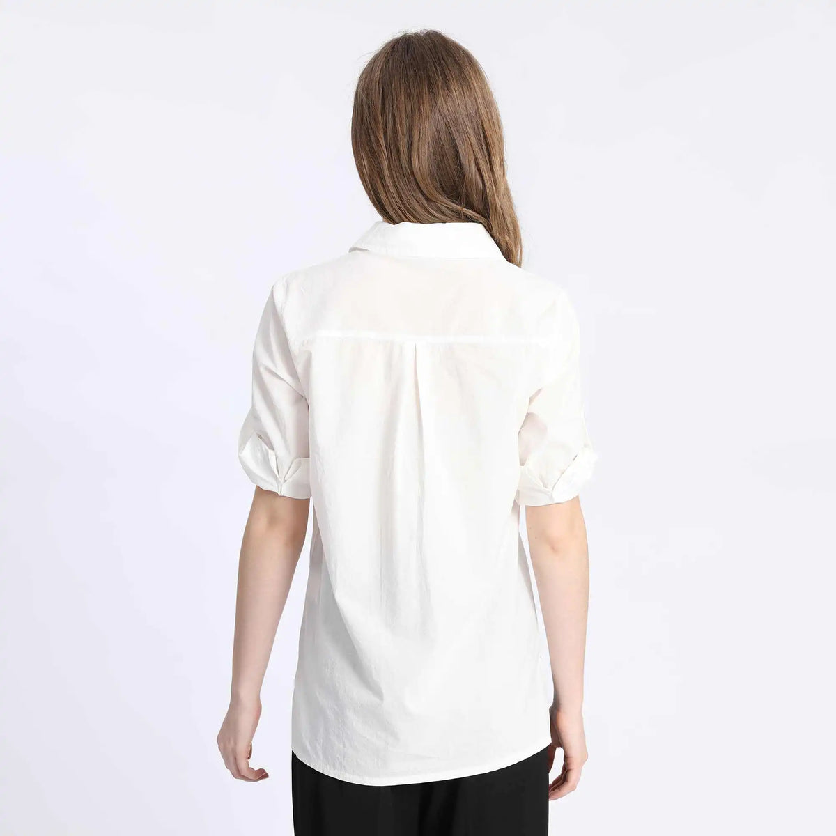 plain fashion shirt for women image