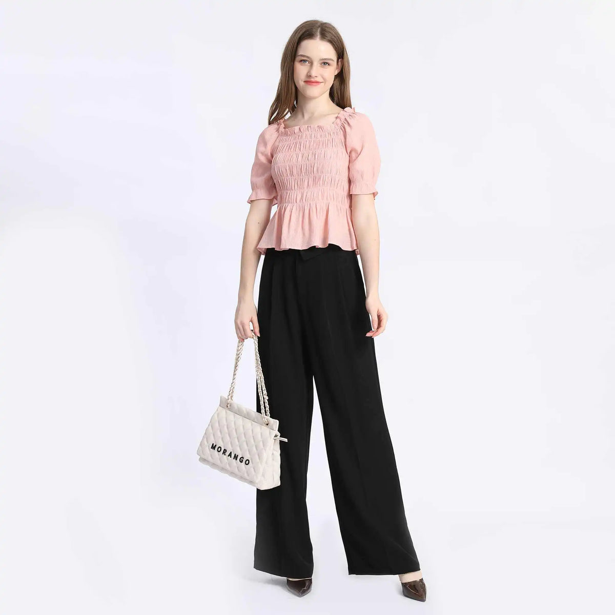 wide leg fashion pants for women image