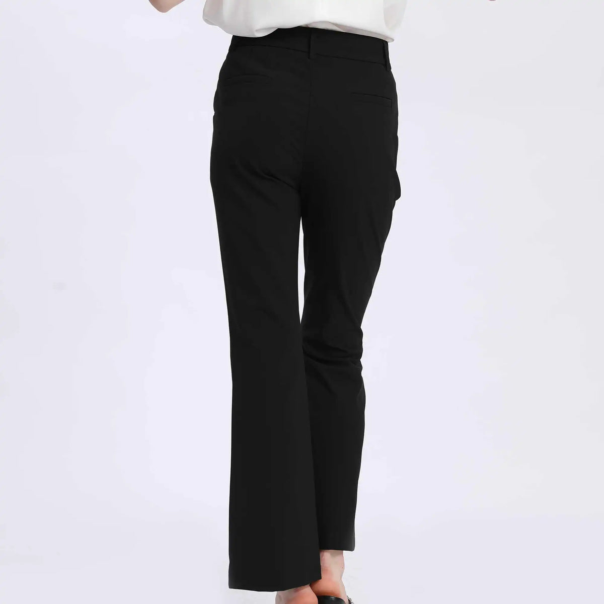 bell bottom fashion pants for women image