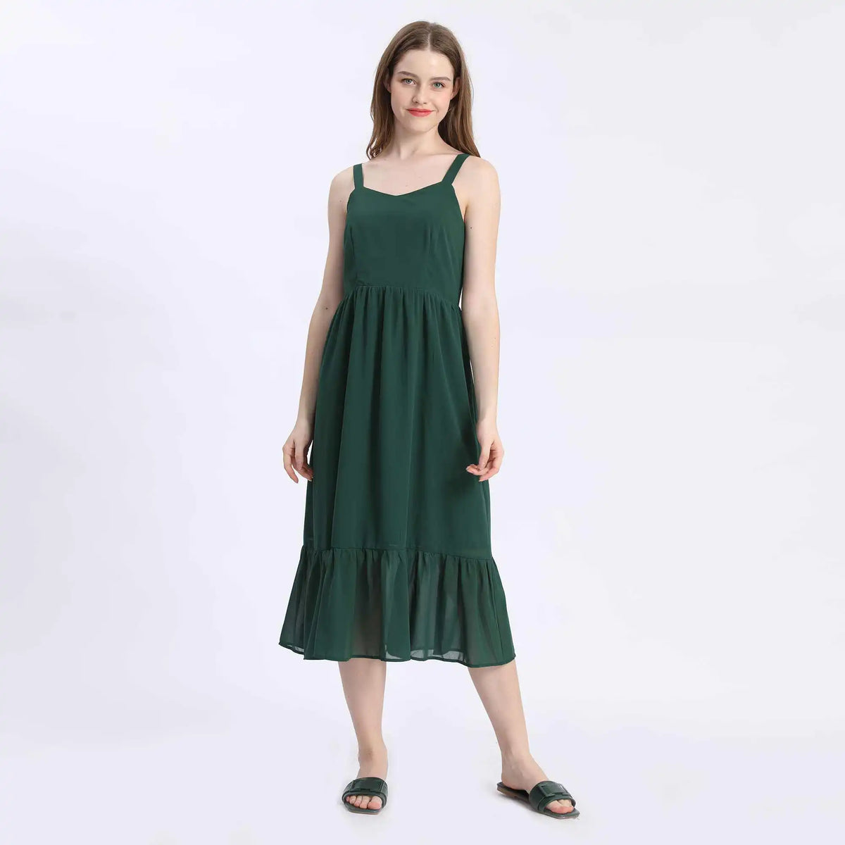 Plain Fashion Dress For Women