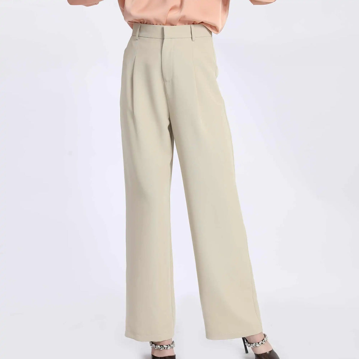 wide leg fashion pants for women image