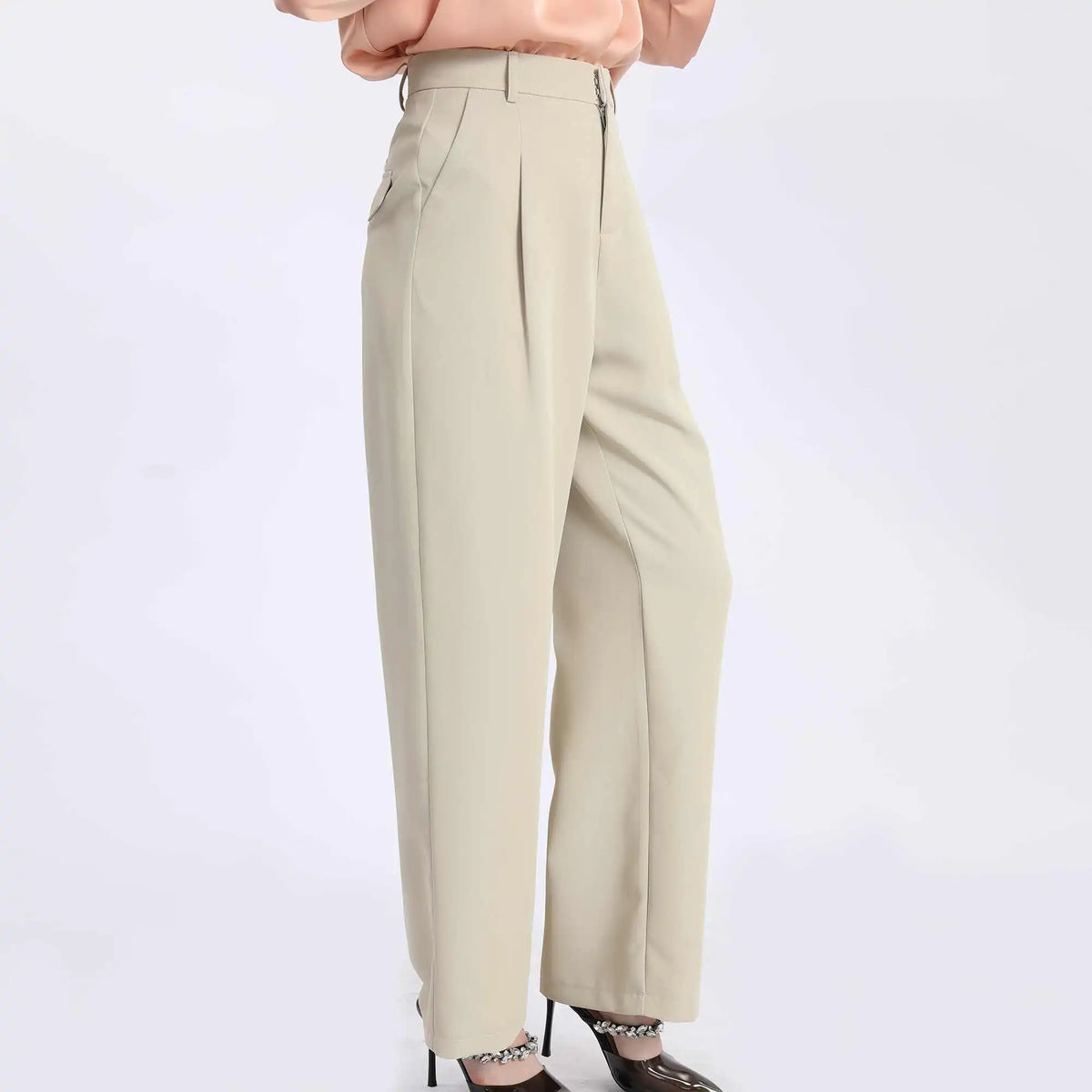 wide leg fashion pants for women image