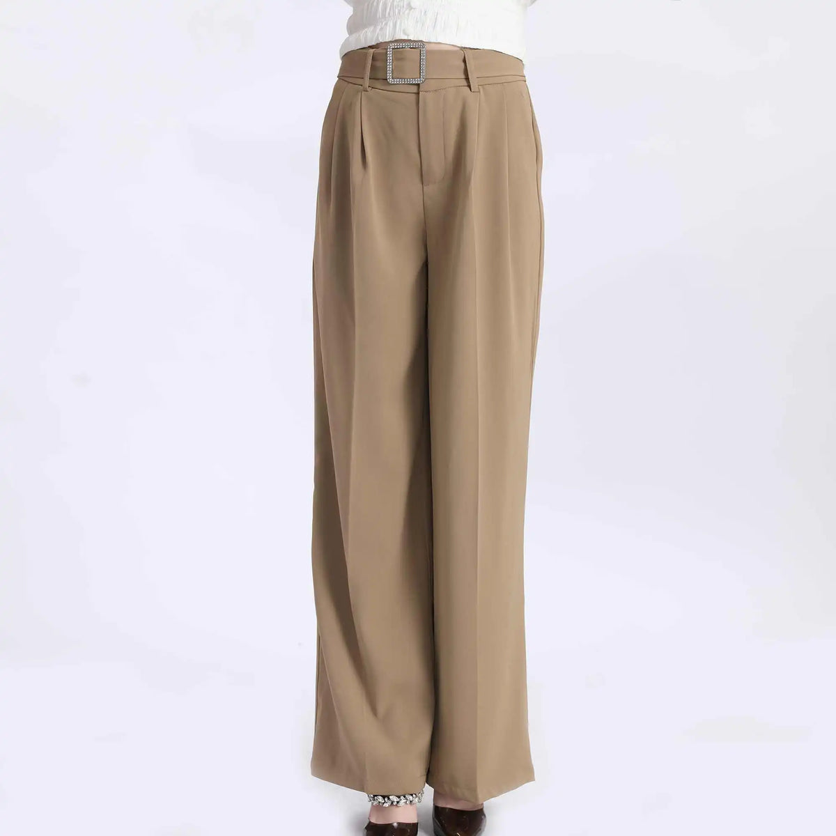 wide leg fashion pants for women image