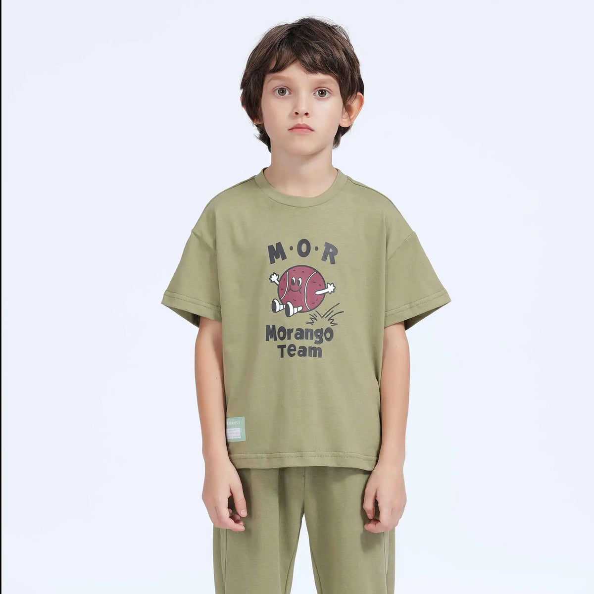 Printed Basic T.Shirt For Boys 110 | 4-5Y Beige 110 | 4-5Y,44,80,11, Image