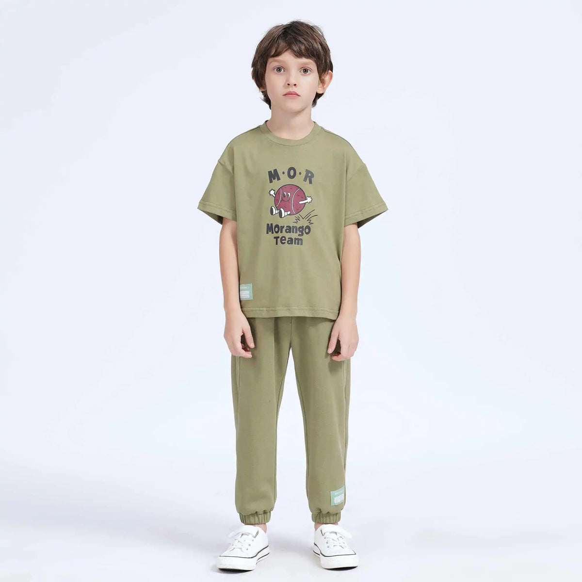 Printed Basic T.Shirt For Boys 150 | 10-11Y Beige 150 | 10-11Y,60,100,15, Image