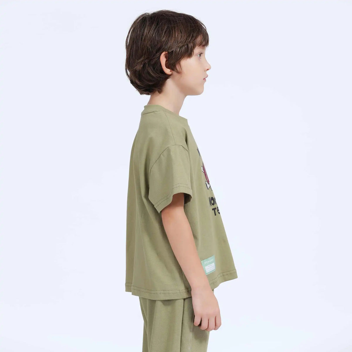 Printed Basic T.Shirt For Boys 100 | 3Y Green 100 | 3Y,40,75,10, Image