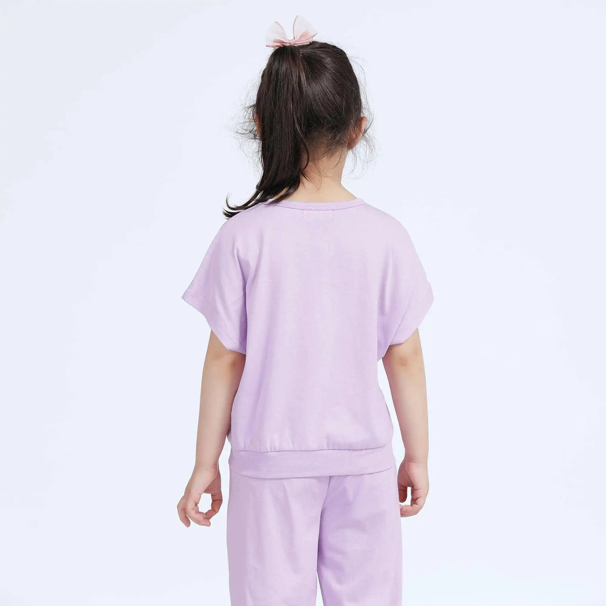 Printed Basic T.Shirt For Girls 130 | 7-8Y Beige 130 | 7-8Y,48.5,83.2,21.8, Image