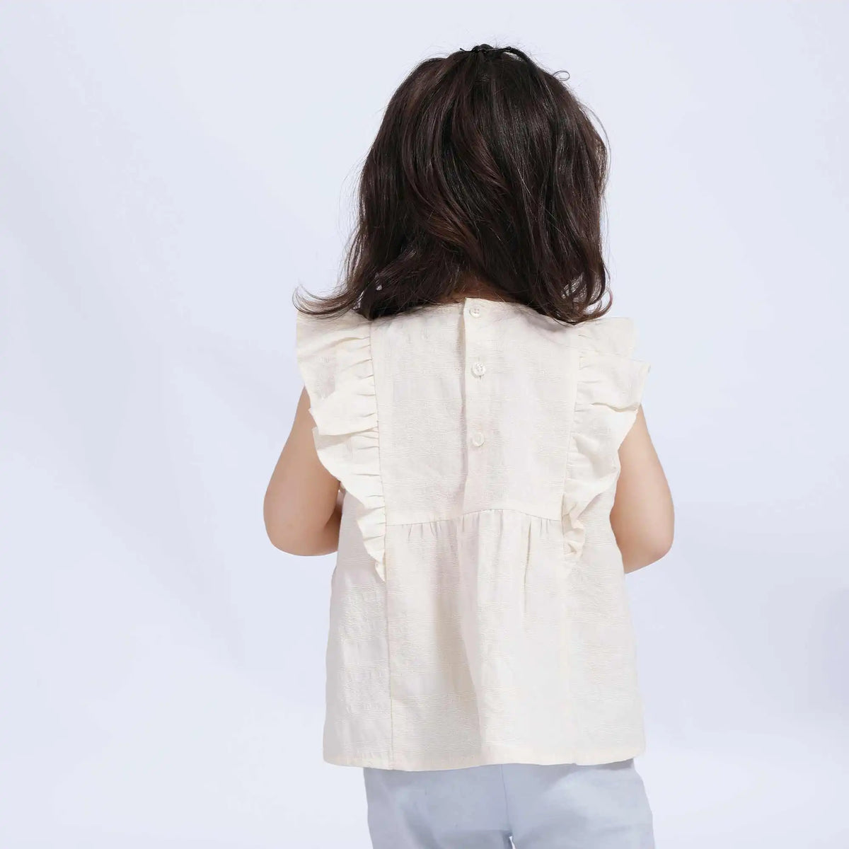 Jacquard Casual Blouse For Baby Girl 73 | 9-12M Beige 73 | 9-12M,33,56,, Image