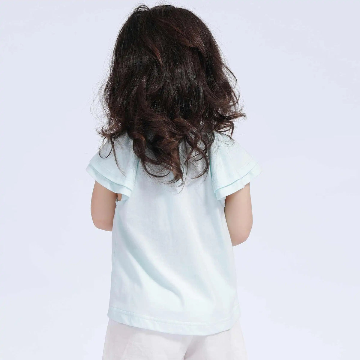 Printed Casual T.Shirt For Baby Girl 73 | 9-12M Light Blue 73 | 9-12M,33,56,22.3, Image