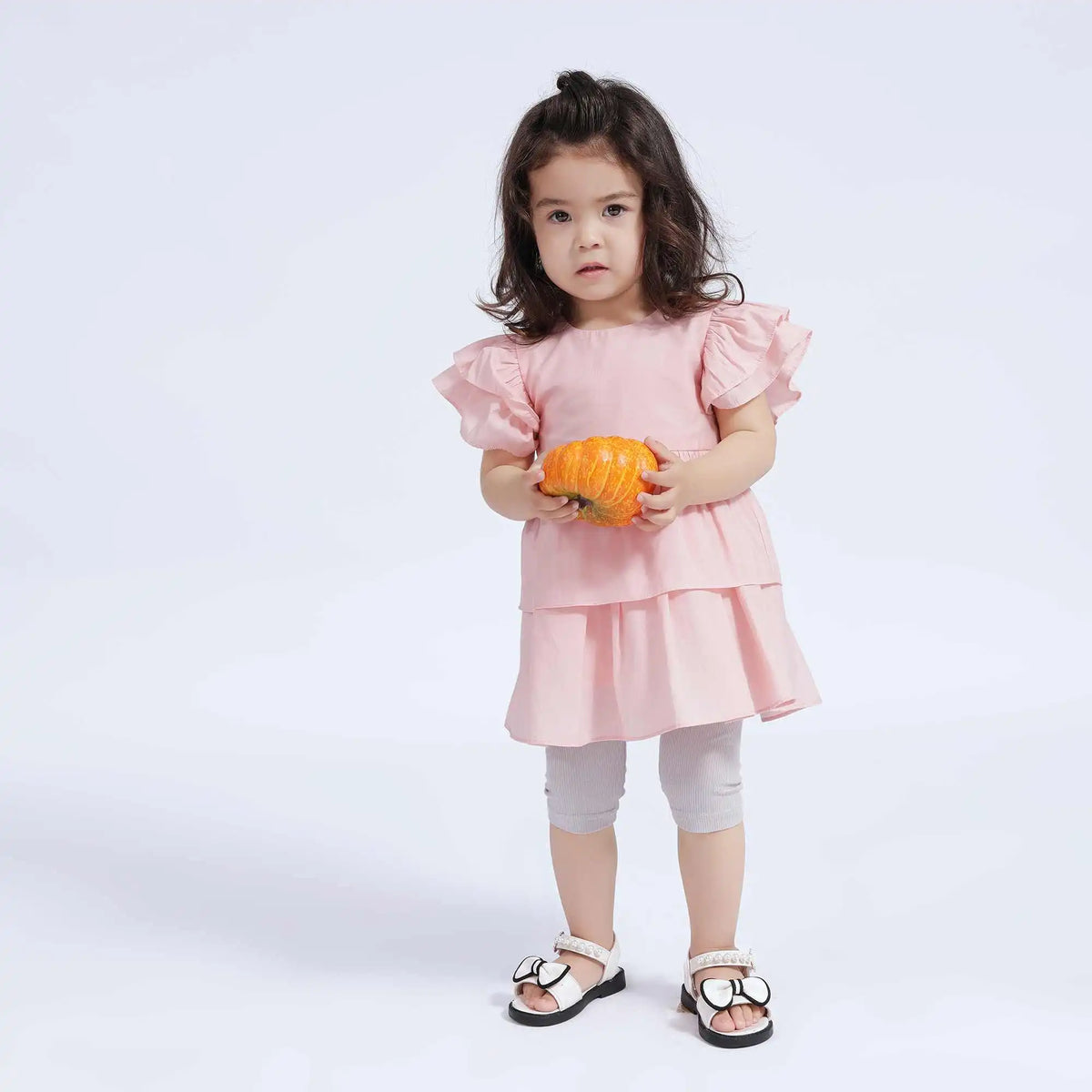 Plain Casual Dress For Baby Girl