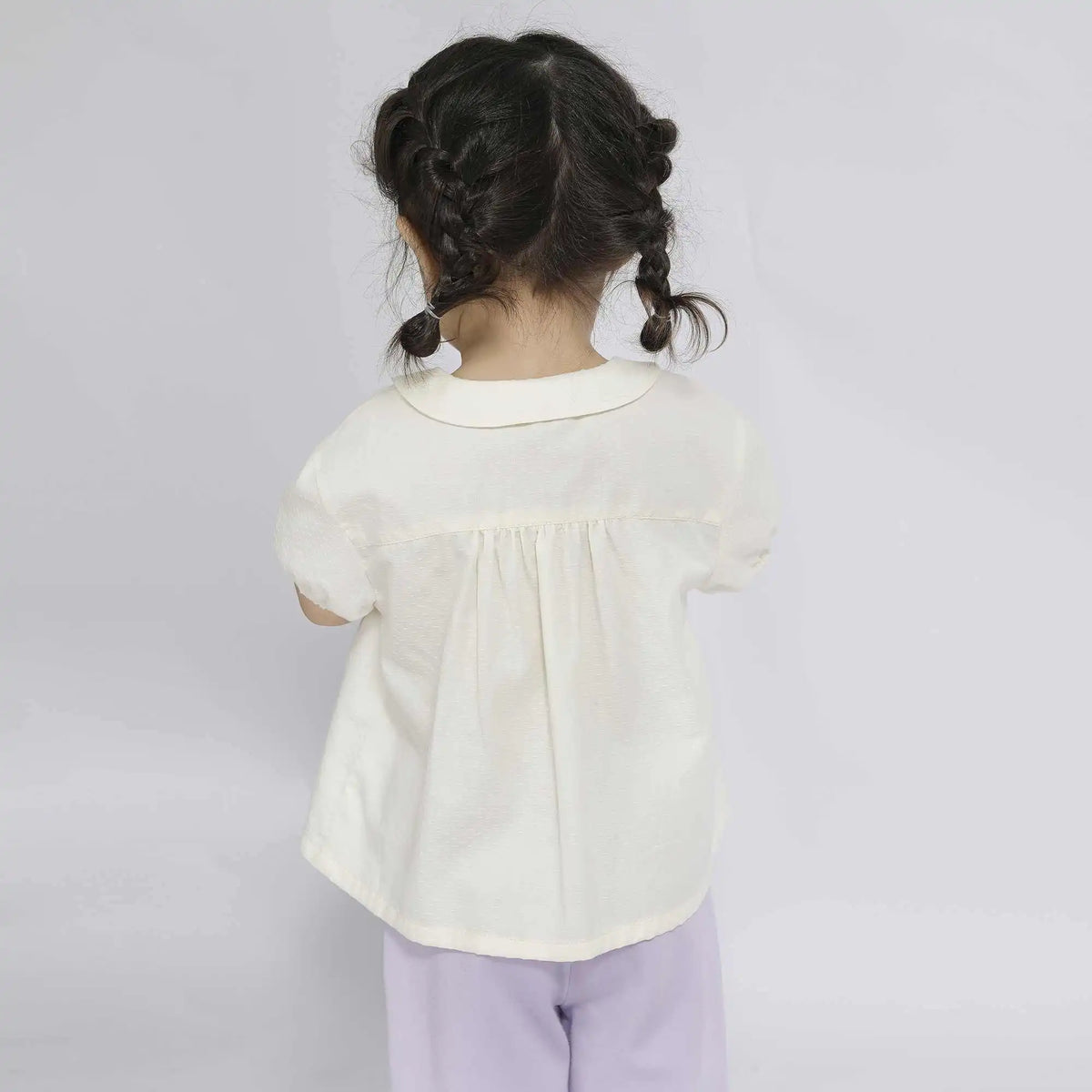 Jacquard Casual Shirt For Baby Girl 73 | 9-12M Light Yellow 73 | 9-12M,34.5,60.8,10, Image