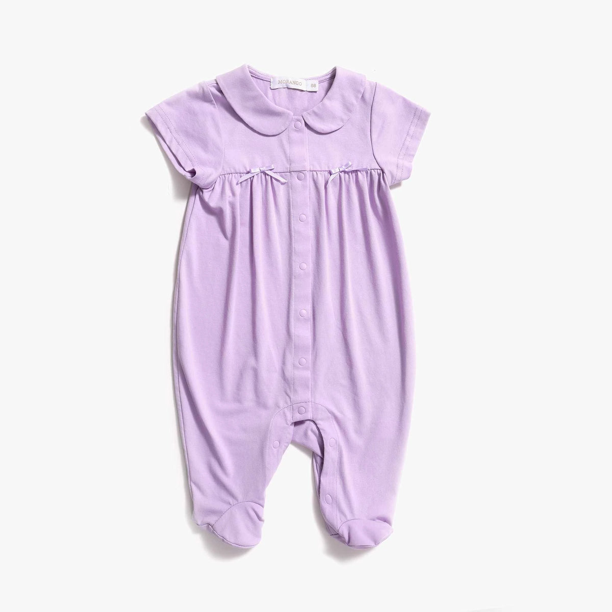 Plain Casual Romper For Baby Girl 52 | 0-3M Purple 52 | 0-3M,52,48,19,,,58 Image