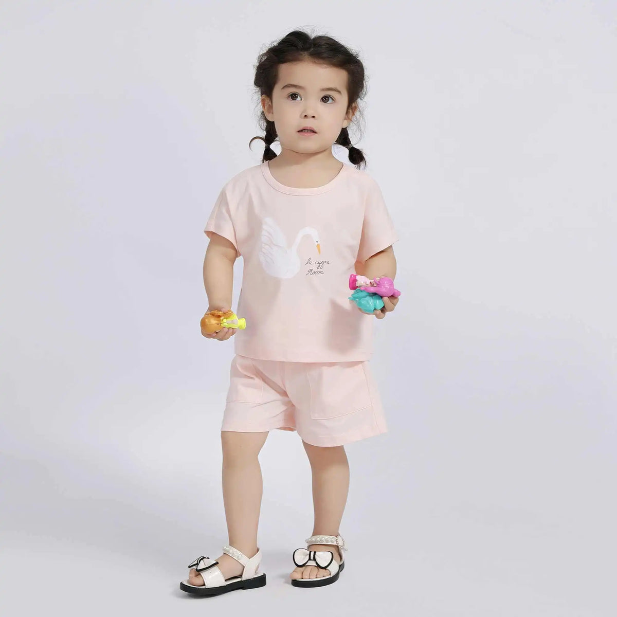 Printed Sport T.Shirt For Baby Girl 100 | 3Y Light Orange Pink 100 | 3Y,41,73,, Image