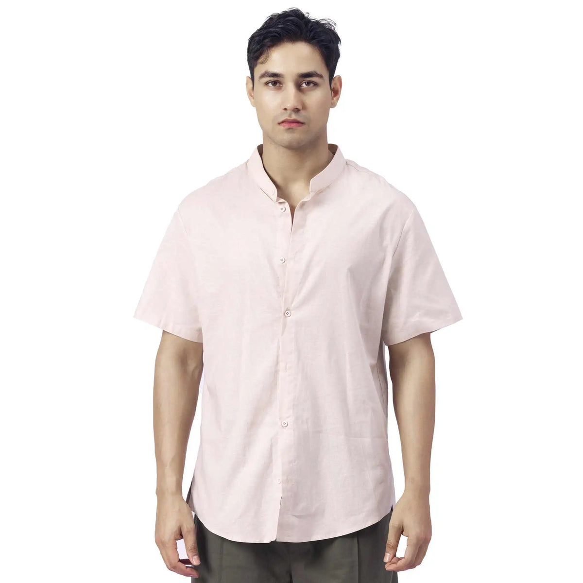 plain causal shirt for men image