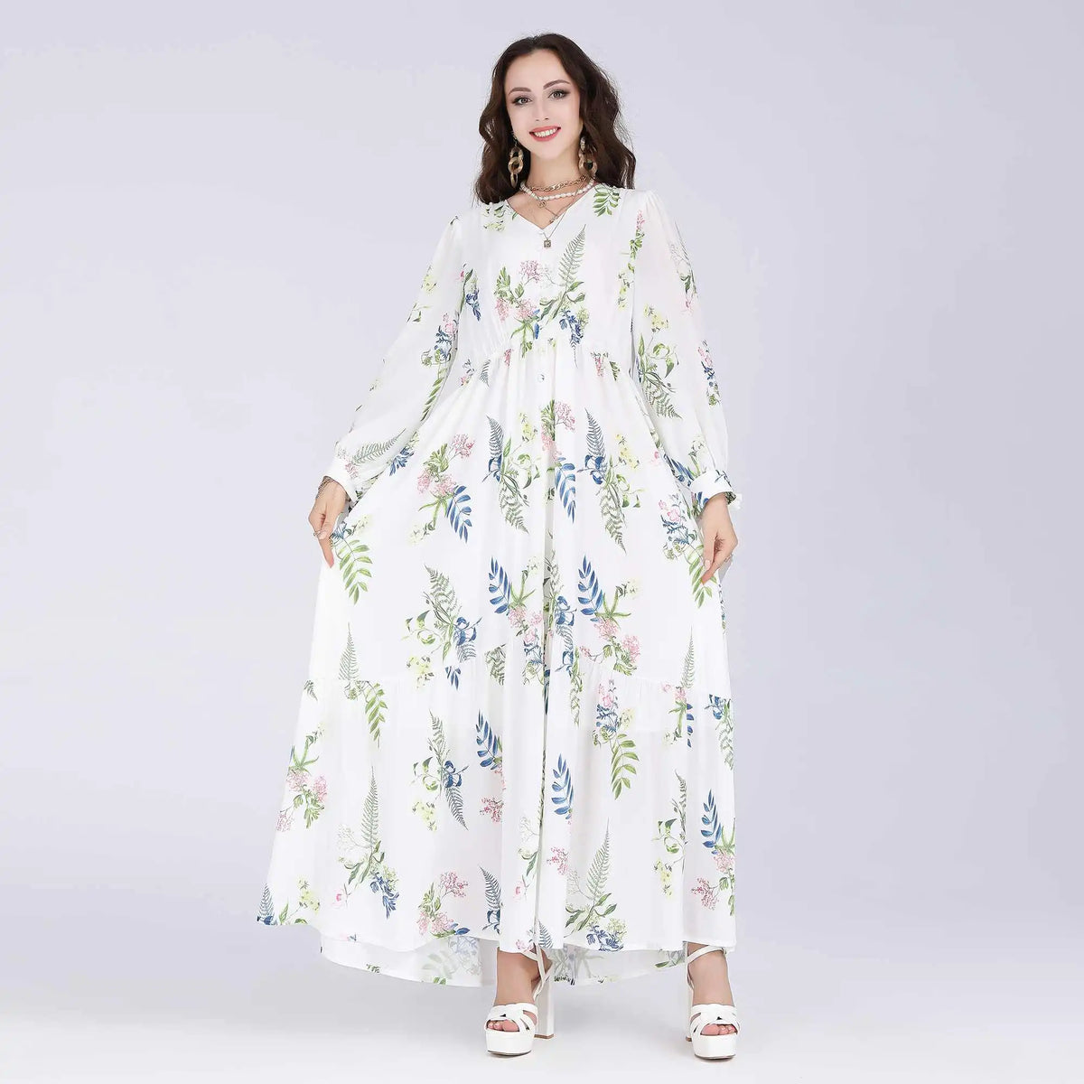 Floral Galabia For Women