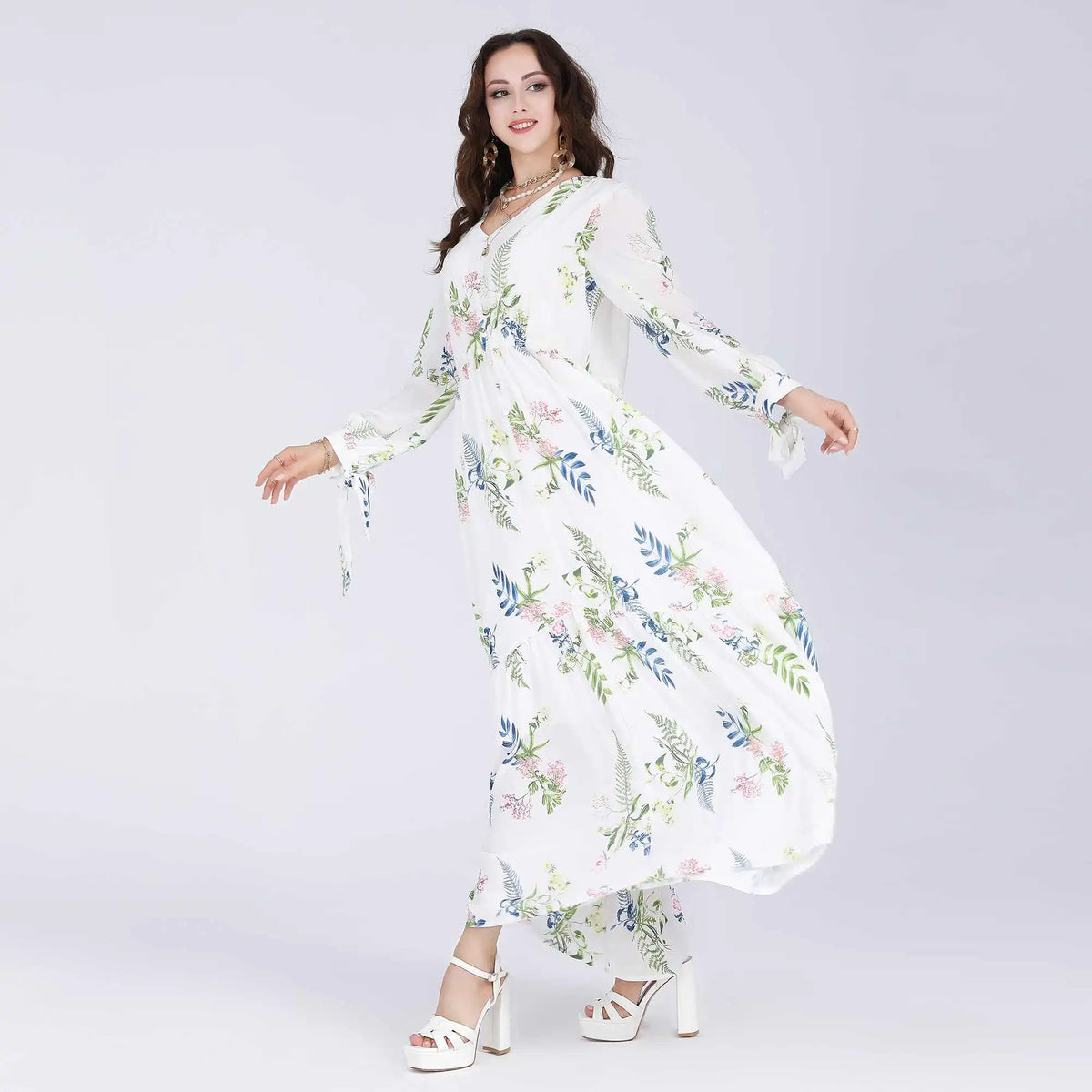 Floral Galabia For Women