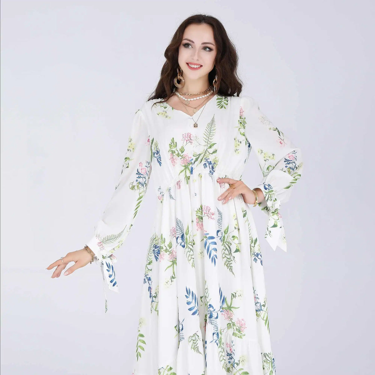 Floral Galabia For Women