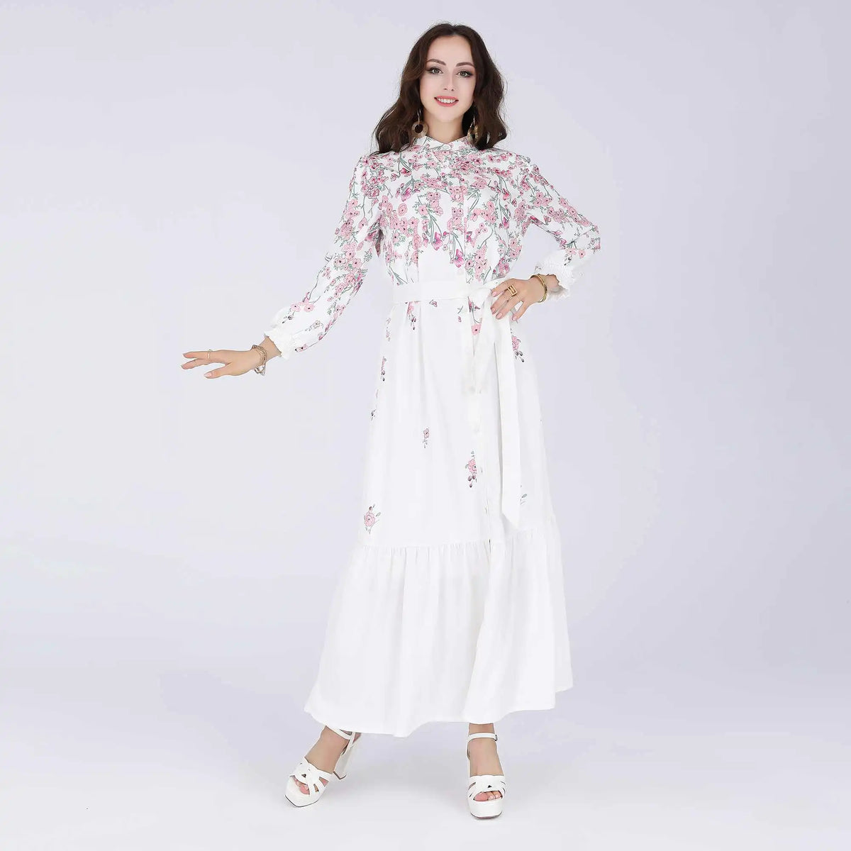 Floral Galabia For Women